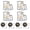 Repair Kit,Aircut, variant on CarbForge Motorcycle Carburetor Rebuild Kit for Honda SC24 1000F Hurricane 1987-1992 1000cc