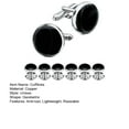 thumbnail image 7 of NUZYZ 1 Set Men Cufflinks Studs Tuxedo Shirt Cufflinks Studs Set Men Business Cuff Links Shirt Studs Wedding Banquet Ceremony Business Situation Cufflinks, 7 of 7
