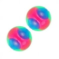 thumbnail image 4 of Light Up Dog Balls Flashing Elastic Ball Glow in the Dark Interactive Pet Toys for Puppy, Cats, Dogs 2 Inch (2x Balls) rubber color,2*Light Up Ball, 4 of 4
