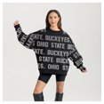 thumbnail image 4 of Women's Gameday Couture  Black Ohio State Buckeyes Hype Era Sweatshirt, 4 of 5