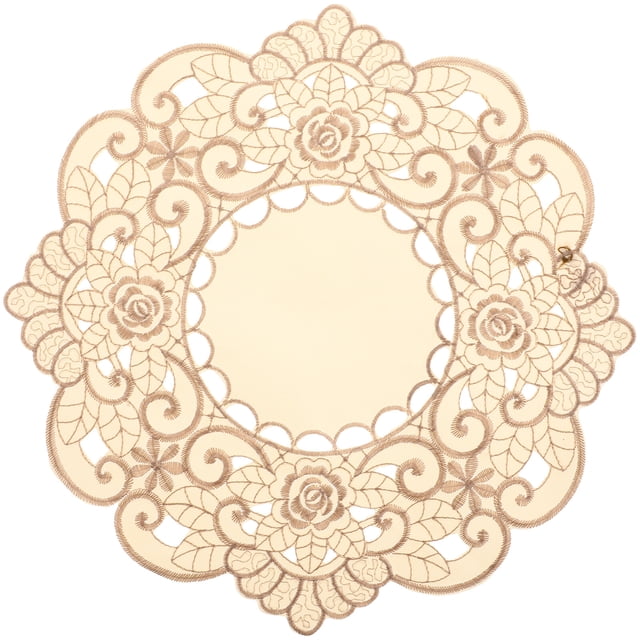 Tapis de Table Résistant à la Chaleur Vaisselle Coussin Anti-Brûlure Napperon Napperon à Fleurs
