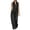 Black, variant on Collared Jumpsuits for Women Sleeveless Rompers Zip Front One Piece Flowy Overalls Loose Business Outfits with Pockets
