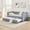 Dark Blue, variant on New Twin‑Size Daybed, Gingham Upholstered 3‑in‑1 Versatile Convertible Sofa Bed with Pull‑Out Trundle & Side Storage Pockets, Ideal for Multiple Room Layouts and Small‑Space Living-Black