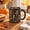 Black, variant on Coffee Mug Dancing Skeletons with Wildflowers, Daily Sipping for Halloween Fans