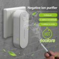 thumbnail image 1 of Home Air Ionizer Plug In Air Purifier - Smoke Remover CleanerGreen, 1 of 5