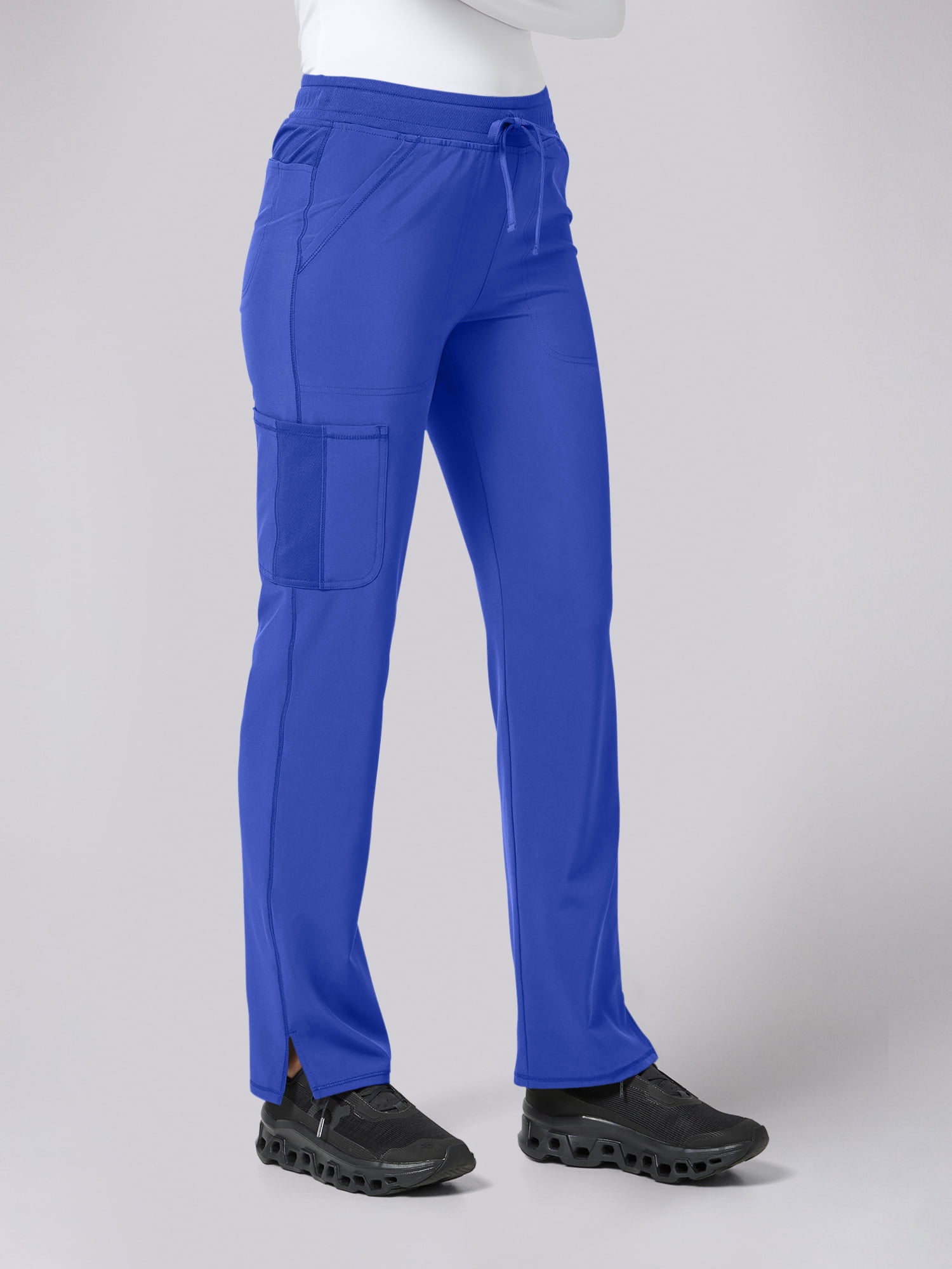 Scrubstar Performance Women’s Antimicrobial Drawstring Cargo Straight Leg Scrub Pant, Sizes XS–3XL