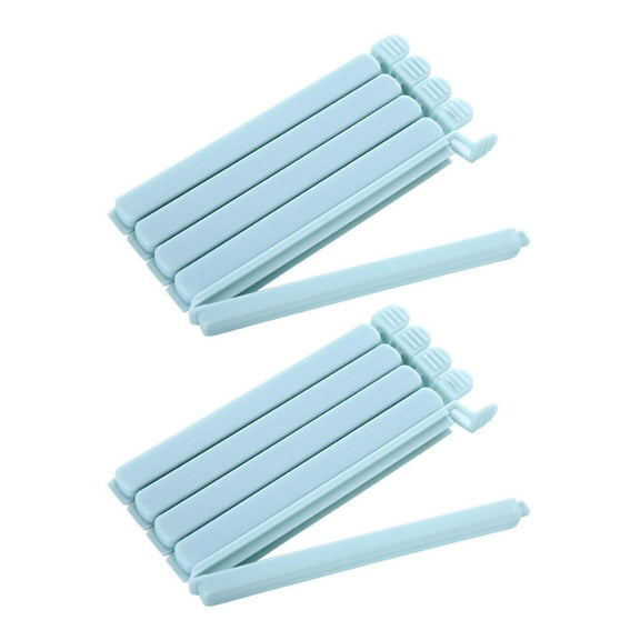 YIGSECU 10Pieces Storage Plastic Sealing Clip Bag Fresh-Keeping Clamp Sealer For Kitchen