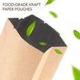 thumbnail image 5 of Reusable Kraft Paper Sealing Bags - Aluminum Foil Lined Food Packaging Product Highlights(10Pcs, B), 5 of 9