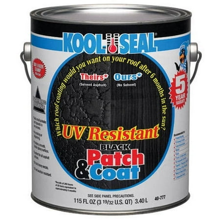 Kool Seal UV Resistant Black Patch & Coat 1-Gal