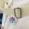 thumbnail image 2 of Shoulder Bags Casual Fashion School Bookbag with Badge for Teenage Girl (White), 2 of 10