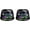 Black+Black, variant on 2 Pcs G200 Magnetic Bluetooth Speaker,Multifunctional Portable Mini Speaker with Multi RGB Color Light Show-3D Surround Sound Effect,Christmas Birthday Gifts