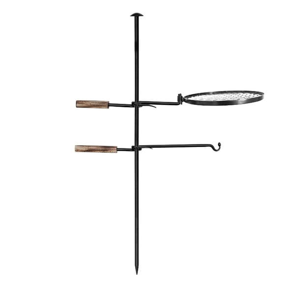 TFixol Foldable Campfire Cooking Grill Grate Outdoor Over Fire Camp Grill Fire Pit BBQ Grilling Stand Pot Rack