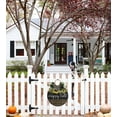 thumbnail image 2 of Happy Fall Sign Front Door Porch Decorations, Round Rustic Wood Hanging Sign for Farmhouse Porch Outdoor Home Holiday Front Door Sign Decor, 2 of 5