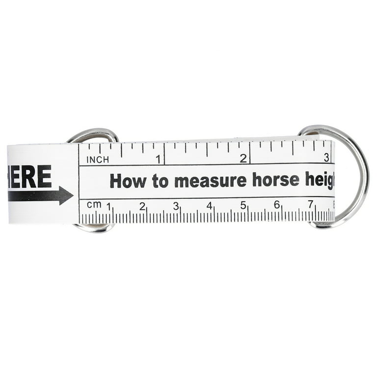 Zerone Horse Weight Tape,2.42m Horse Weight Tape Bust Weight Body Length Horse  Measuring Stick For Animal Husbandry Farm,Horse Tape 