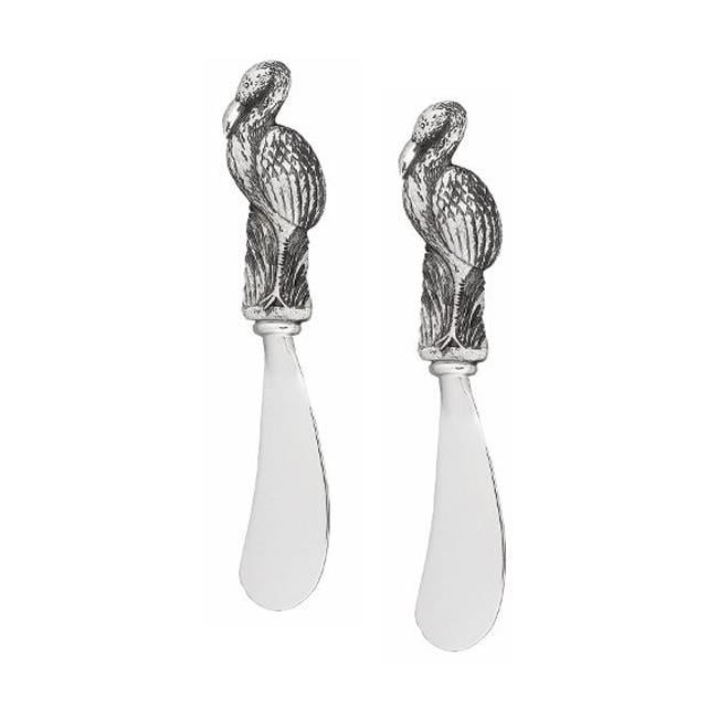 Supreme Housewares 740 2 Piece Flamingo Zinc Spreader Set of 2