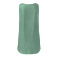 thumbnail image 5 of Women's Tops Tees Blouses Lace Neckline Loose Summer Sleeveless Basic Shirts Tank Tops for Women, 5 of 5