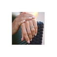 thumbnail image 4 of 1/10 Carat (Ctw) Diamond Band Ring Yellow and White Sterling Silver for Women, 4 of 6