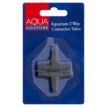 Aqua Culture Aquarium T-Way Connector Valve