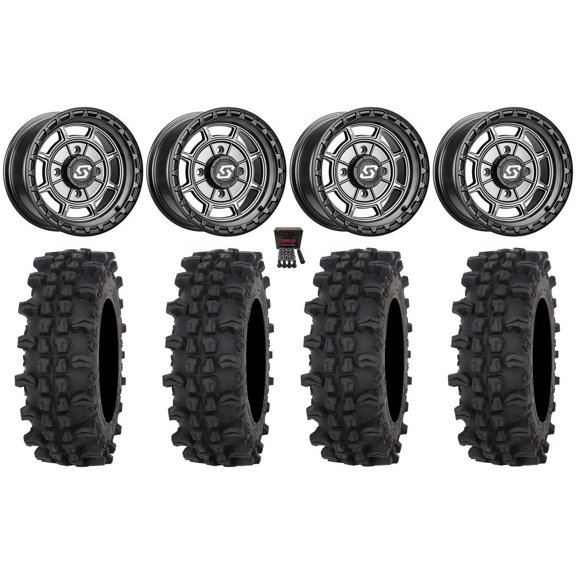 Sedona Rift 14" Wheels Grey 30" ACP Tires Sportsman 550 850 1000