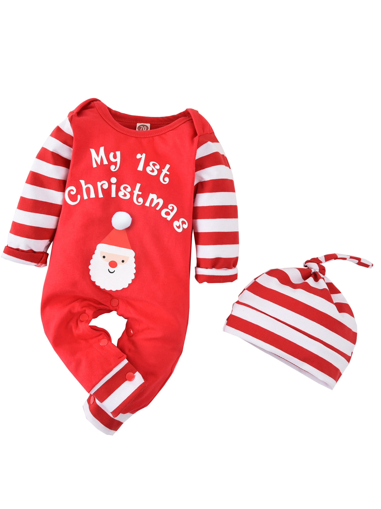 Details about   Christmas Infant Long Sleeve Bodysuit 