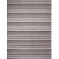 thumbnail image 6 of Benissimo Contemporary Indoor / Outdoor Area Rug STRIPES Collection I 6x9 I Brown, 6 of 6