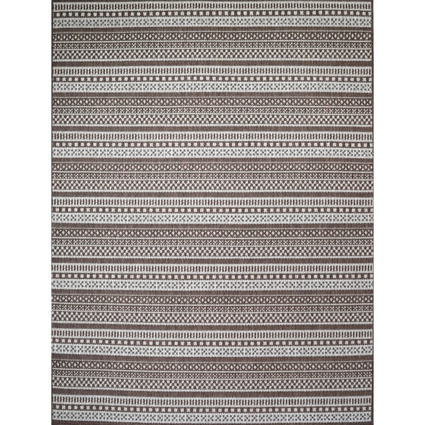 Benissimo Indoor / Outdoor Sisal Area Rug "Stripes ...
