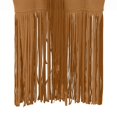 thumbnail image 7 of GiLiling Girl's Faux Suede Tassel Vest Tops Sleeveless Kids Vests Western Retro Boho Waistcoat Cowgirl Jacket Cardigan (Gold, 11-12 Years), 7 of 7
