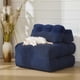 thumbnail image 1 of Qinaqin Single-Size Portátil Plegable Sleeper Chair Sofá Cama con Pillow Lazy Floor Lounger para Pequeño Spaces Easy Almacenamiento Azul, 1 of 7