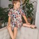 thumbnail image 4 of Fotbe Starfish Shell Pijama Estampada de 2 Piezas para Niños – Ropa de Dormir de Manga Corta Cómoda para Niños y Niñas, Camiseta y Shorts de Algodón-Medium, 4 of 6