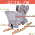 thumbnail image 4 of JOON Olli Cheval à Bascule Éléphant avec Foulard, Gris-Blanc, 4 of 7