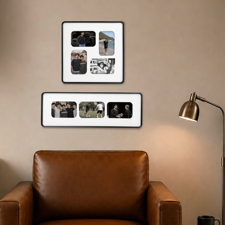 Mainstays Rounded Black 3-Opening Collage Photo Frame photo 6