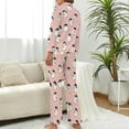 thumbnail image 3 of Top-kevin Womens Pajamas Set Passover Symbols Pattern Soft Long Sleeve Sleepwear Button Down Sets, 3 of 12