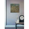 thumbnail image 3 of Epic Graffiti  "Blue and Bronze Dots X" by Danhui Nai, Giclee Canvas Wall Art - 18" x 18", 3 of 4