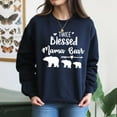 thumbnail image 4 of EcoLoom Twice Blessed Mama Bear Long Sleeve Unisex Midweight Crewneck Sweatshirt, 4 of 4