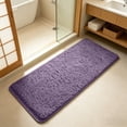 thumbnail image 6 of Ouuluon Bathroom Rugs Soft Absorbent Non Slip Bath Mat, Purple Washable Modern Floor Mat for Bathroom Laundry Room Bedroom Hallway Home, 6 of 7