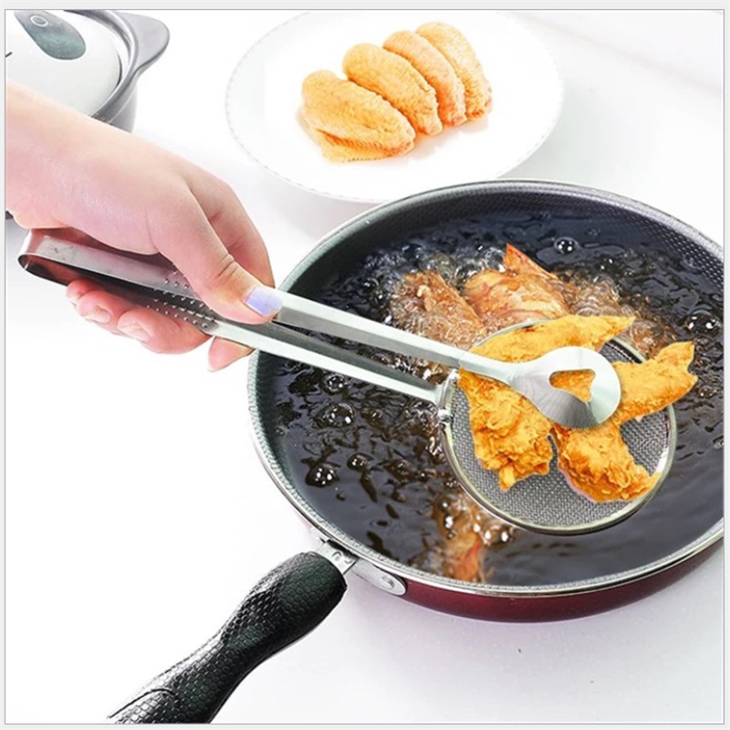 Kitchen Accessories Stainless Steel Fried Food Fishing Oil Scoop