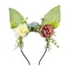 thumbnail image 2 of Diadema con orejas de conejo de Pascua Diadema con orejas de conejo Precioso tocado Tocado para Verde, 2 of 9