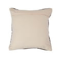 thumbnail image 4 of Creative Co-Op Swiss Cross Cotton Wool Throw Pillow, Brown and Natural, 4 of 7