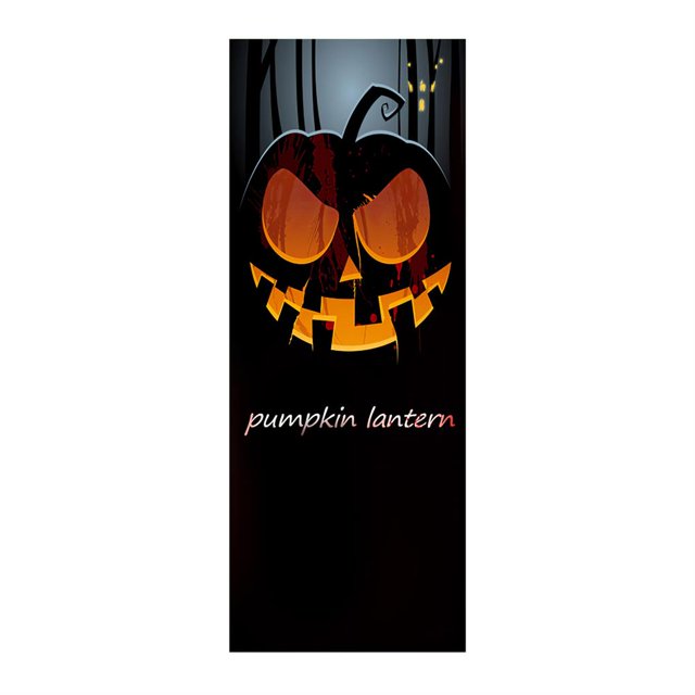 Bearachild Etiqueta engomada de la puerta de la calabaza de Halloween Etiqueta autoadhesiva reutilizable de Halloween Etiqueta engomada de la puerta de la Kits de decoración para fiestas Bearachild HA015692-00