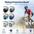 thumbnail image 4 of TQEHS Máscara de ciclismo Máscara protectora para montar a caballo Filtro de lente protectora desmontable I4 J8I1, 4 of 6