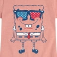 thumbnail image 3 of SpongeBob SquarePants -  Flag Fill Sunglasses  - Toddler & Youth Girls Short Sleeve Graphic T-Shirt, 3 of 6