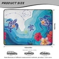 thumbnail image 7 of HUISEFOR Sea Turtle Car Trunk Mat for Women 29" x 39" Anti Slip All Weather Trunk Protection Cargo Liner Easy To Clean Universal Fit for Most Vehicle, 7 of 7