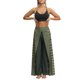 thumbnail image 4 of VISgogo Pantalones de pierna ancha de verano para mujer, pantalones sueltos sueltos de tiro medio con estampado bohemio con divisiones para yoga, playa, vacaciones VISgogo  moda, 4 of 7