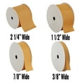 thumbnail image 2 of 3 Pack Threadart Grosgrain Ribbon Rolls - 10 yd rolls - 4 Widths 25 Colors - Solid Colors Ribbed Pattern - For Bows, Decorations, Hair Clips, and More - 7/8" (0.88") width - Beige 690, 2 of 9