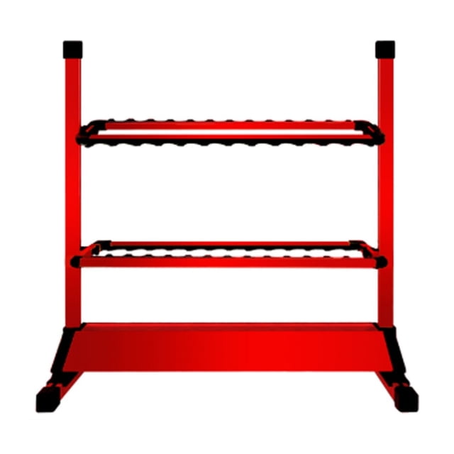 Fishing Rod Rack Fishing Rod Storage Rack Perfect Fishing Rod Holder - Holds Up to 24 Rods - 24 Rod Rack for All Types of Fishing Rods and Combos/ 12 Rod Rack for Freshwater Rods ,Long Lasting