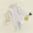 thumbnail image 7 of WIBACKER Baby Girls' Sleep and Play Pajamas Cotton One-Piece Footies Romper Jumpsuit Zip Front Pjs, 7 of 7