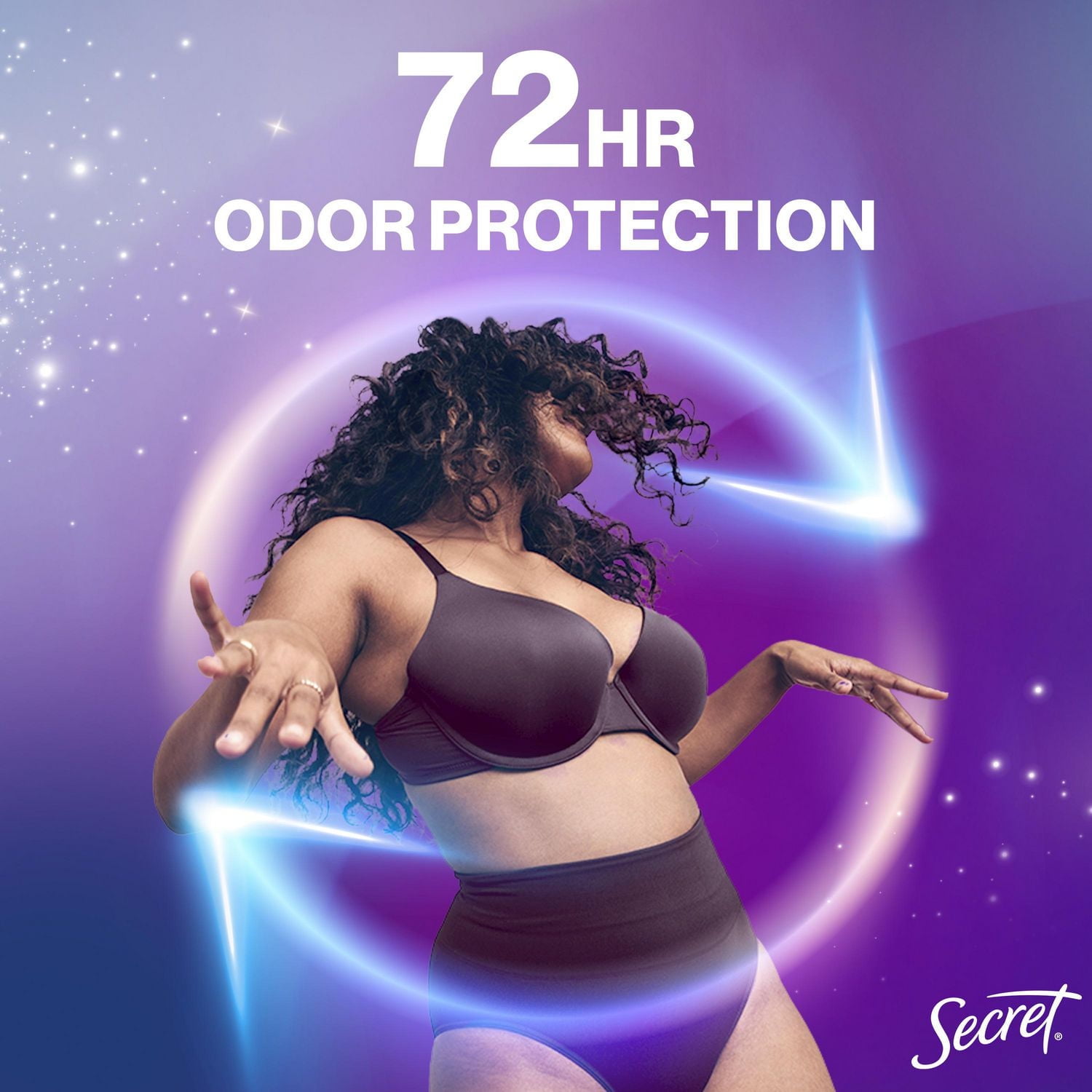 Secret Whole Body Aluminum Free Deodorant for Women Body Spray Lilac & Waterlily, 99G