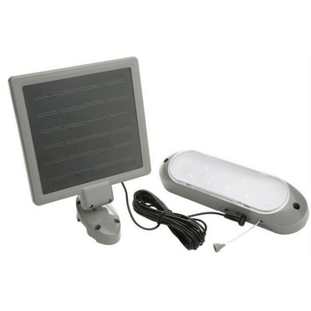 10 LED Rechargeable Solar Panel Shed Light