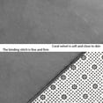 thumbnail image 2 of Moyic Alfombrilla semicircular para baño, absorción de agua de poliéster, alfombrilla antideslizante para suelo, alfombrilla para puerta, Suministros de limpieza para el hogar Gris 40x60cm, 2 of 6