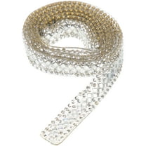 1 Roll Self Adhesive Rhinestone Ribbon Bling for DIY Clothing Crafts